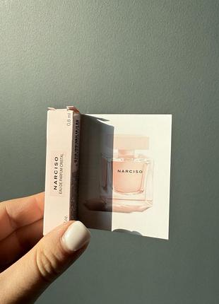 Narciso rodriguez narciso cristal парфюмированная вода пробник 1мл