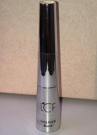 Lcf eyeliner black жидкая подводка для глаз черная чёрная