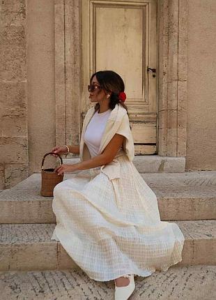 🌿 длинная юбка от zara