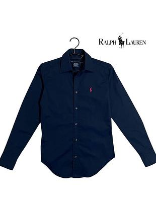 Оригинальная женская рубашка polo ralph lauren ральф лаурен лорен лоурен деловая хлопковая xs s _1