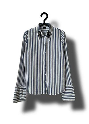 Оригінальна сорочка в смужечку від упізнаваного бренду 💙 ідеальний стан.