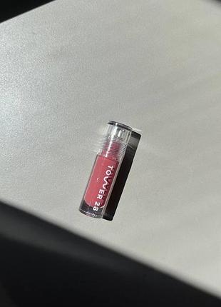 Tower 28 beauty shineon lip jelly hydrating non-sticky lip oil блиск для губ