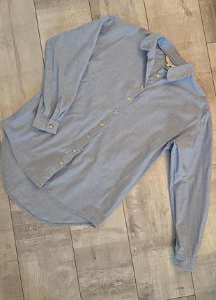 Женская рубашка хлопковая из хлопка от next