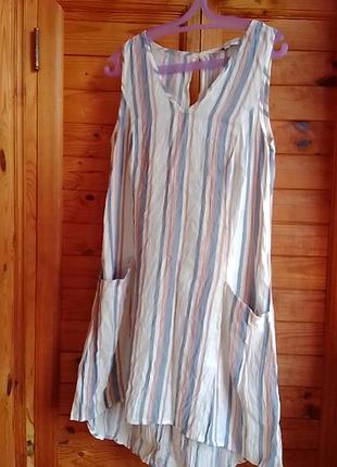 Сукня,сарафан,льон