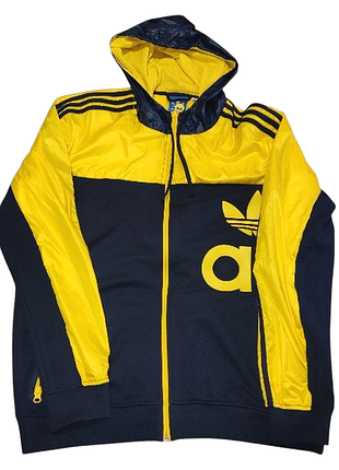 Вінтажна куртка, кофта з капюшоном adidas обмежений випуск до 40-річчя trefoil