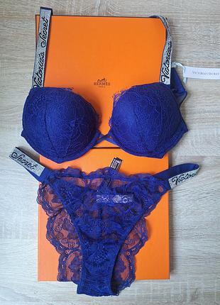 Victoria's secret комплект (трусики, бюстгалтер)
