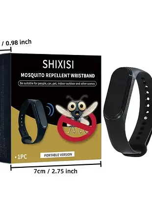 Часы браслет с защитой от комаров | умный браслет-репеллент от насекомых для всей семьи