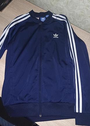 Олимпийка спортивная кофта зипка adidas