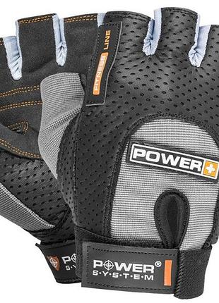 Рукавички для фітнесу power system ps-2500 power plus black/grey xl - для фітнесу та важкої атлетики, чо gl-55