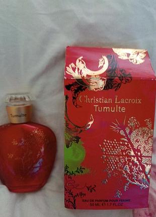 Туалетная изысканная вода chrictian lacroix tumulte 50 ml оригинал