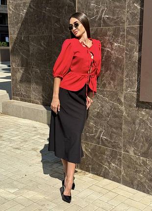 Женская легкая юбка - рыбка из костюмки армани.         480 nd