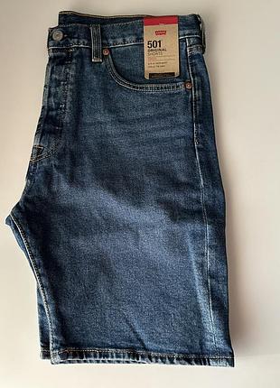 Чоловічі джинсові шорти levi’s 501, шорти левайс