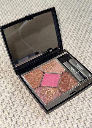 Лімітована палетка тіней dior diorshow 5 couleurs couture limited edition 974 pink riviera 7 г