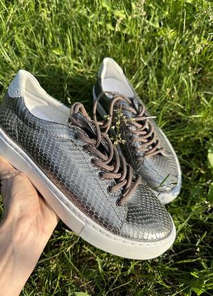 Шкіряні кросівки palladium5 фото