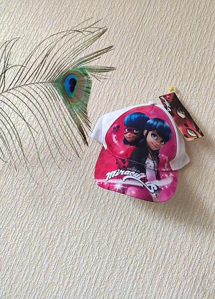 Дитяча кепка леді баг і супер кіт р.52, 54 для дівчинки бейсболка disney