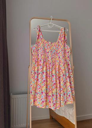 Блуза туника в цветы