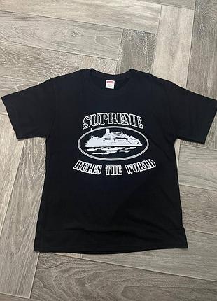 Акция!!! футболка corteiz x supreme
