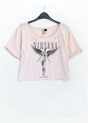 Футболка nirvana с дырками