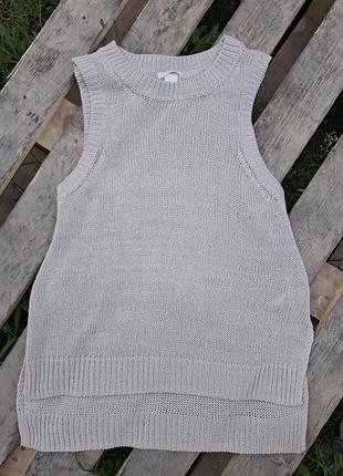 Жилетка в'язана 2