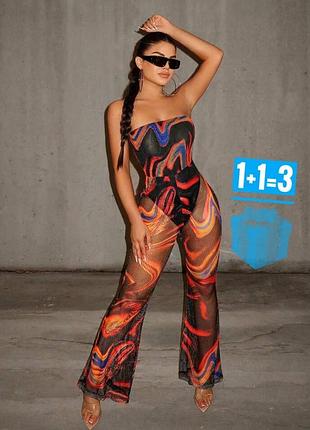 🥰 комбінезон сіточка з боді shein l