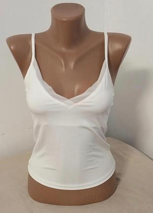 Базова біла майка zara