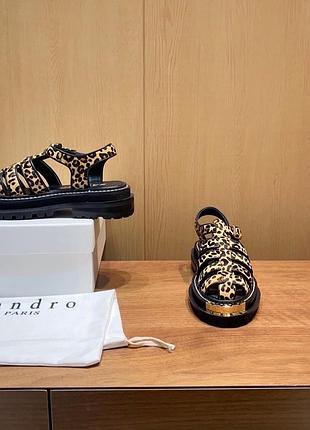 Sandro сандалі брендові сандро maje в стилі сандали босоніжки шльопки шльопанці шлепки босоножки