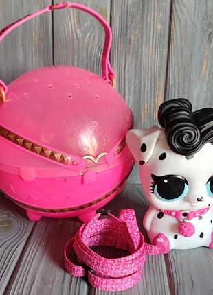 L. o. l. surprise biggie pet dog pets dollmation великий вихованець лол собачка долматинець