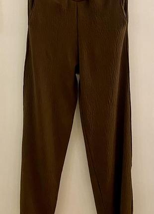 Женские летние брюки ( жатка) прямого покроя