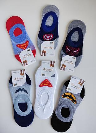 Летние носки для мальчиков сетка