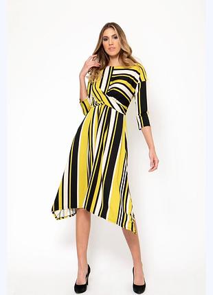 Трикотажное платье асимметрия, debenhams, большой размер 56-58