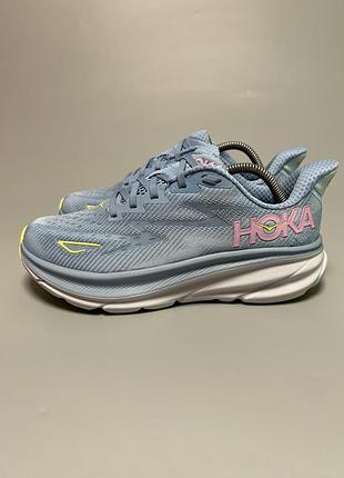 Бігові кросівки на широку ногу hoka one one clifton 9 wide оригінал