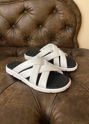 Мужские шлепанцы white black 40-41-44-45