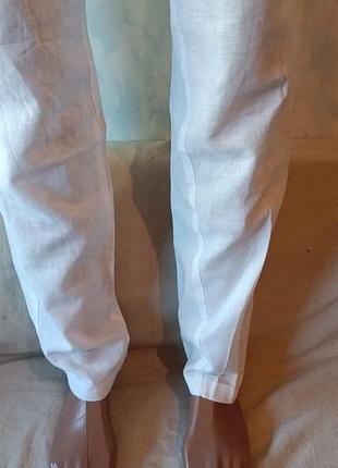 Белые летние брюки 6