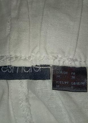 Белые летние брюки 4