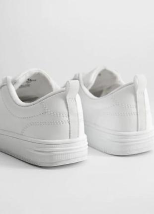 Кеди кросівки для дитини від mango білі3 фото