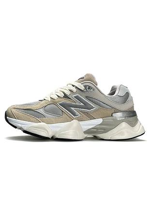 Стильные женские кроссовки new balance 9060 натуральная замша 36-41