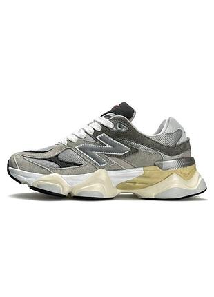Стильные женские кроссовки new balance 9060 натуральная замша 36-41