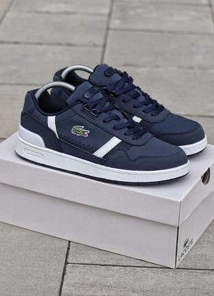 Кроссовки lacoste t-clip blue  🔥🔥🔥