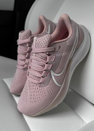Женские кроссовки nike air zoom pegasus, розовые кроссовки найка, спортивные лето-весна
