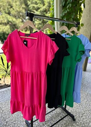 Платье в цветах базовое