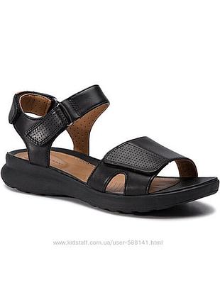 Р.41 clarks кожаные спортивные сандалии оригинал