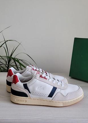 Кросівки шкіряні оригінал lacoste рр.40.5