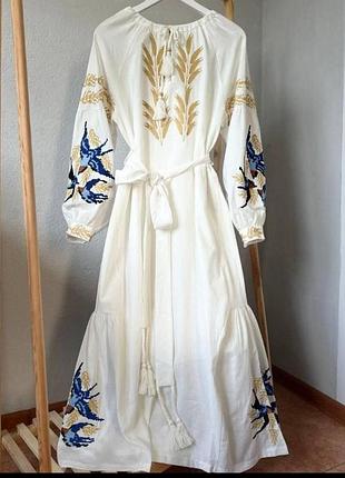 Вишита сукня ,вишиванка в колоски, українська вишиванка