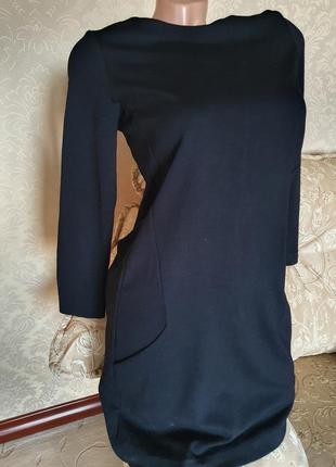 Платье плотное качественное чёрное/чёрного цвета / h&m👗👡