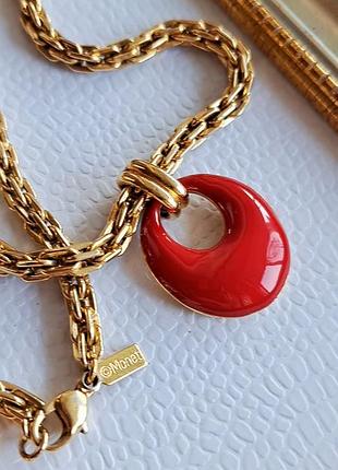 Monet ⚜️ вінтажний ланцюг із кулоном