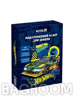 Подарунковий набір до школи kite hot wheels hw25-s01