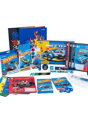 Подарунковий набір до школи kite hot wheels hw25-s013 фото
