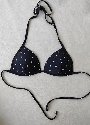 Верх от купальника лиф халтер треугольники на завязках new look