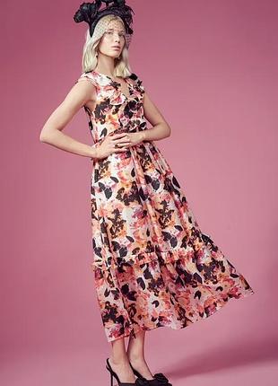 Невероятное платье макси с воланами marks &amp; spencer, p. 12, летнее платье сарафан