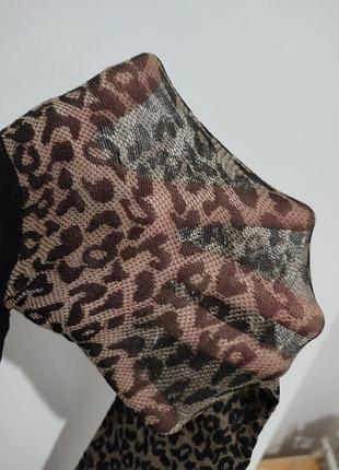 Супер милые колготки  в животный принт